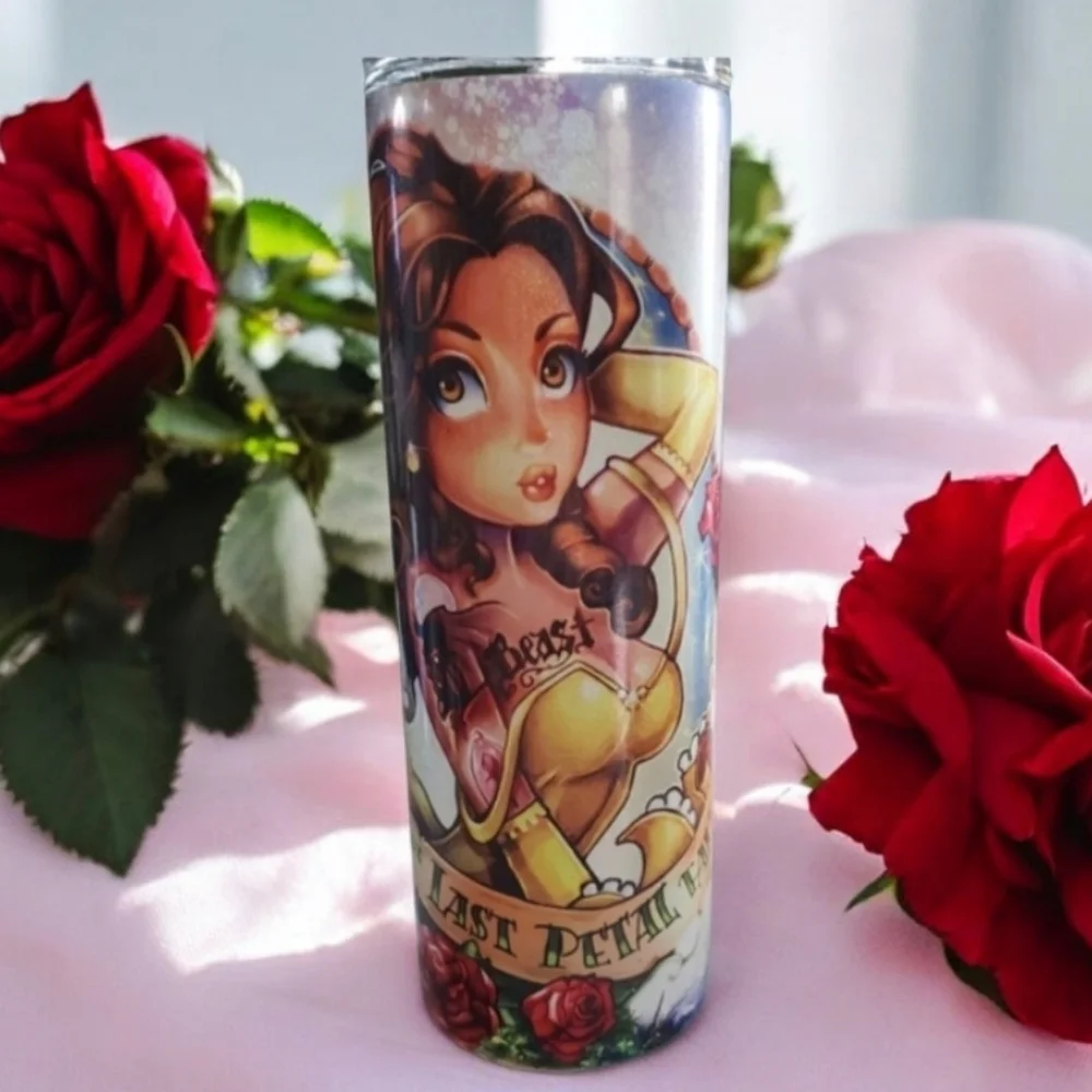 Till the Last Petal Falls Belle 20oz Tumbler 🎉sale
